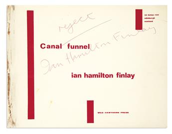 FINLAY, IAN HAMILTON / TYPEWRITER ART. Canal Funnel.